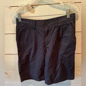 Old Navy boys 12 husky adjustable waist flat front school uniform shorts, EUC